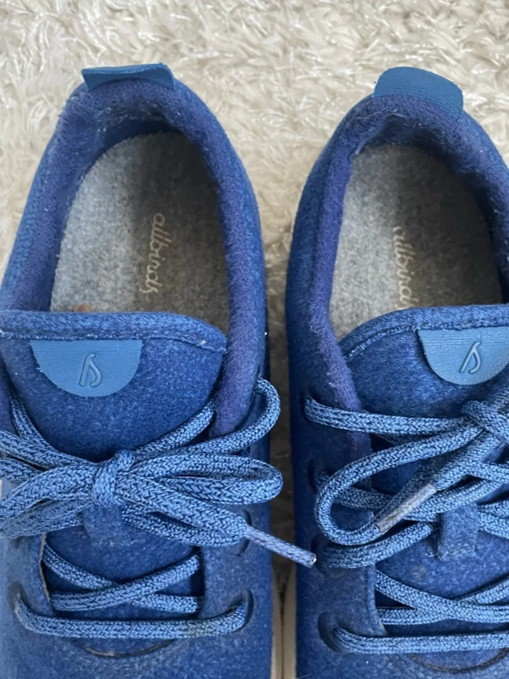 allbirds Men's Wool Runners Blue Sneakers